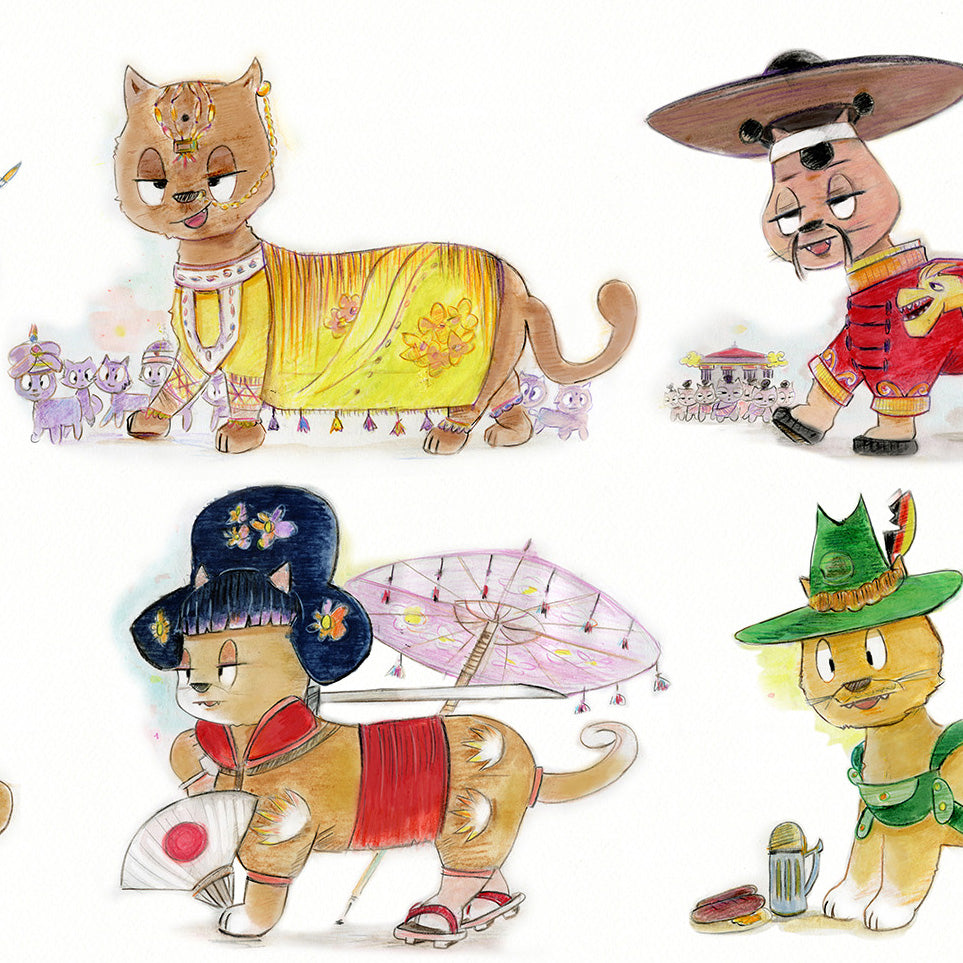 Cats International, Německé Kung-fu, 76x60