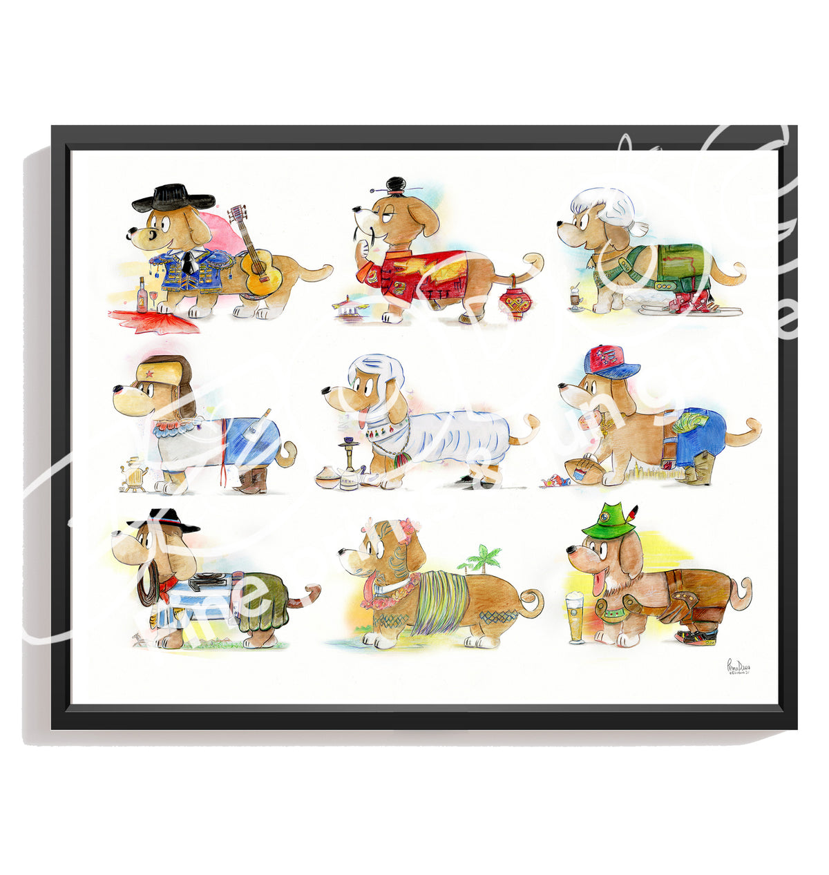 Dogs International, Spanish Zen, 76x60