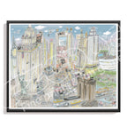 New York City Kitty, 76x60
