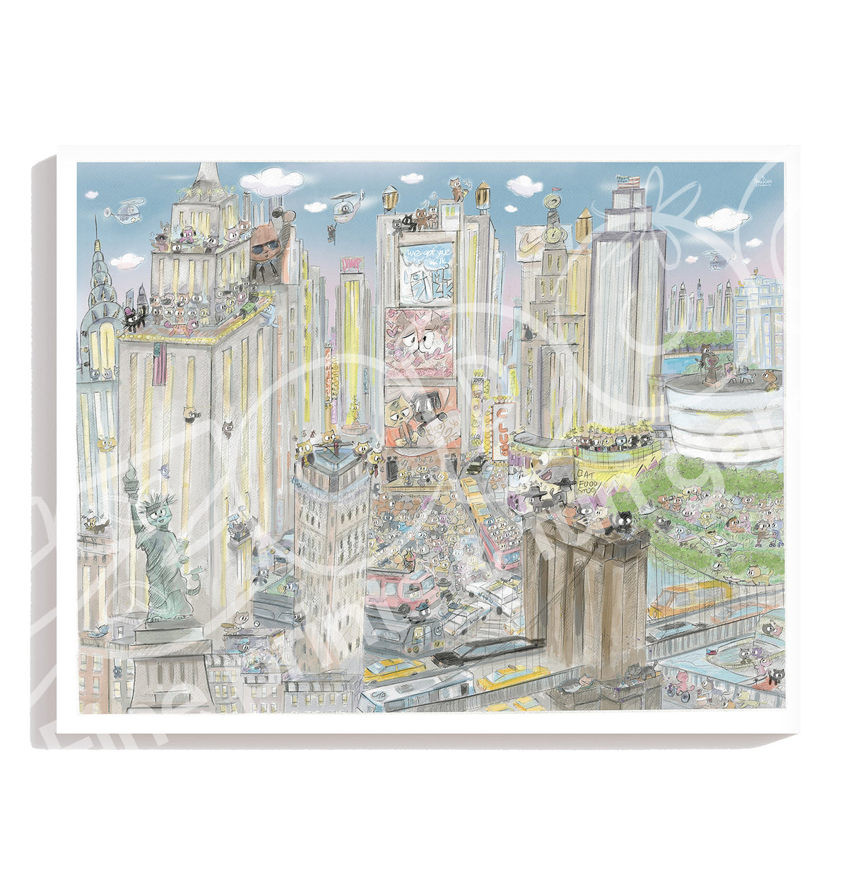 New York City Kitty, 76x60